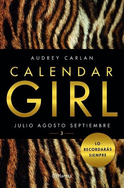 JULIO AGOSTO SEPTIEMBRE | 9788408159636 | AUDREY CARLAN