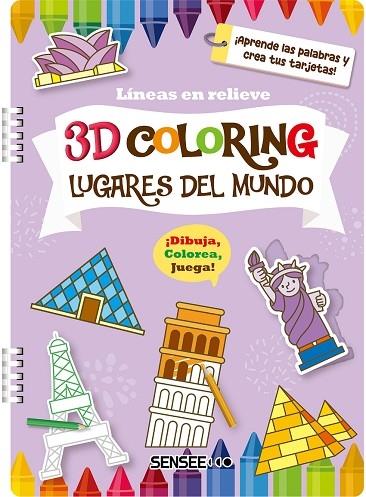 3D COLORING LUGARES DEL MUNDO | 8809878260231 | SENSEE