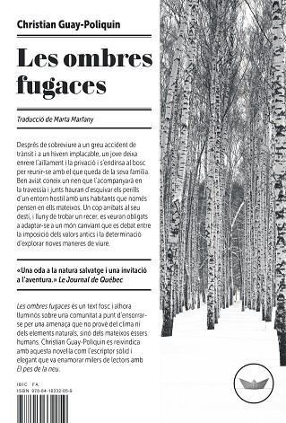 LES OMBRES FUGACES | 9788419332059 | CHRISTIAN GUAY POLIQUIN