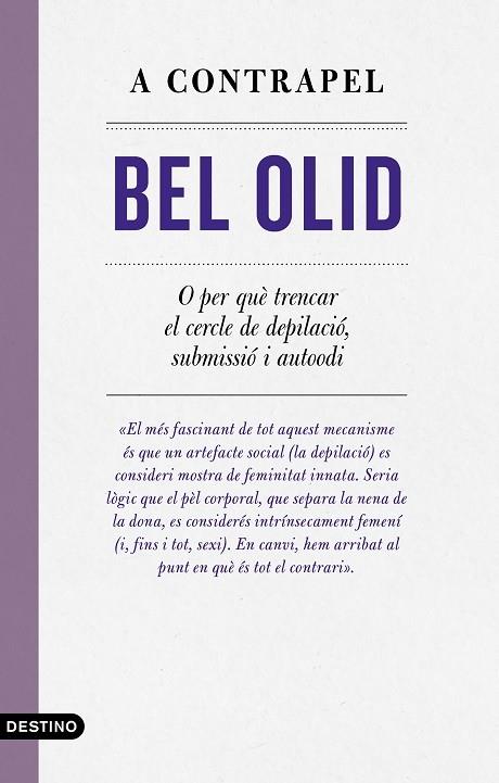 A CONTRAPEL | 9788497103039 | BEL OLID