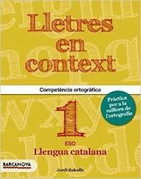 LLETRES EN CONTEXT 1 ESO | 9788448936594 | JORDI BALCELLS