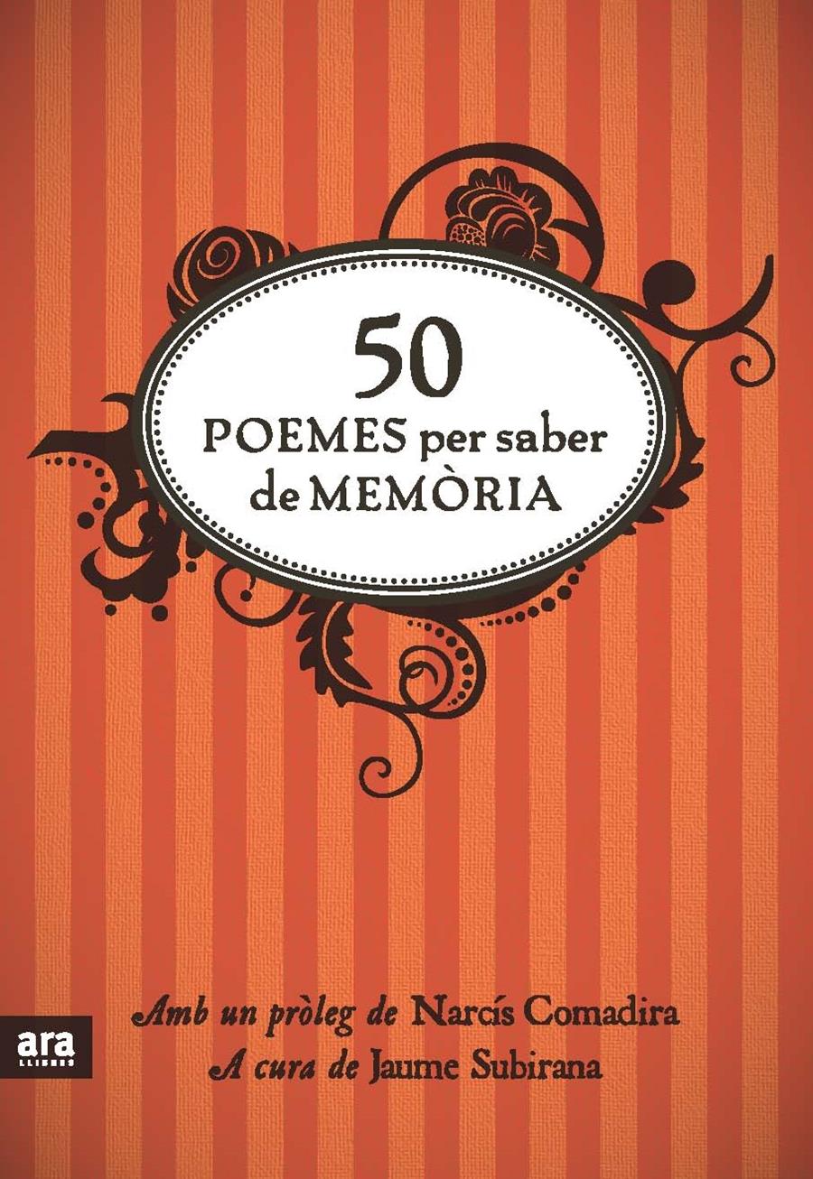 50 POEMES PER SABER DE MEMORIA | 9788492907861 | JAUME SUBIRANA