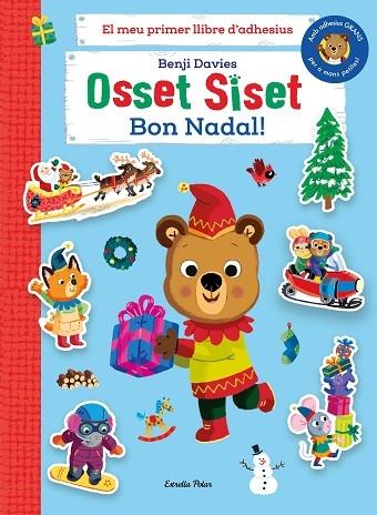 OSSET SISET BON NADAL!   EL MEU PRIMER LLIBRE D'ADHESIUS | 9788413895505 | BENJI DAVIES