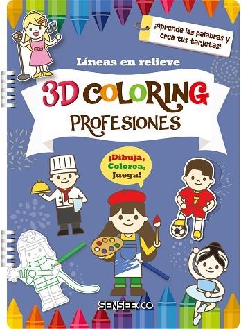 3D COLORING PROFESIONES | 8809878260156 | SENSEE