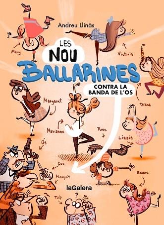 LES NOU BALLARINES CONTRA LA BANDA DE L'OS | 9788424674465 | ANDREU LLINAS