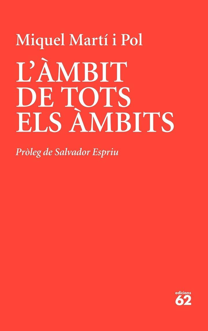 L'AMBIT DE TOTS ELS AMBITS | 9788429779233 | MIQUEL MARTI I POL