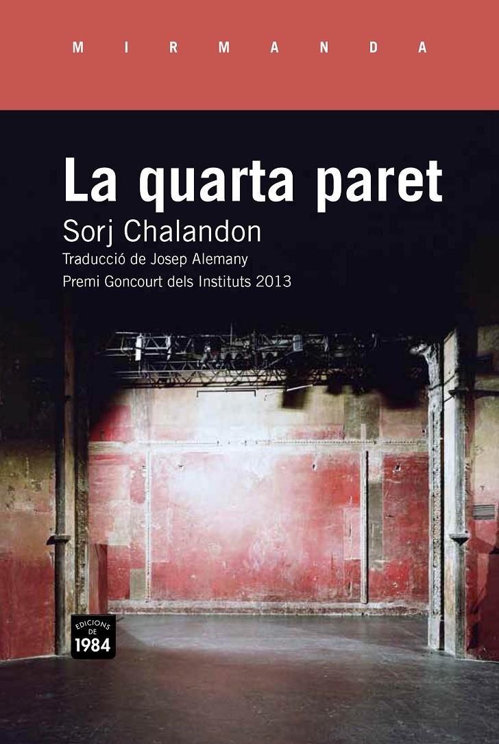 LA QUARTA PARET | 9788415835509 | SORJ CHALANDON