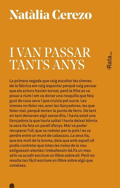 I VAN PASSAR TANTS ANYS | 9788416738045 | NATALIA CEREZO