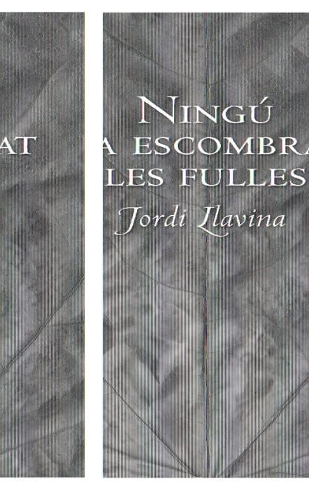 NINGÚ HA ESCOMBRAT LES FULLES | 9788492406197 | JORDI LLAVINA