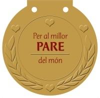 MEDALLA PER AL MILLOR PARE DEL MON | 9788499060941