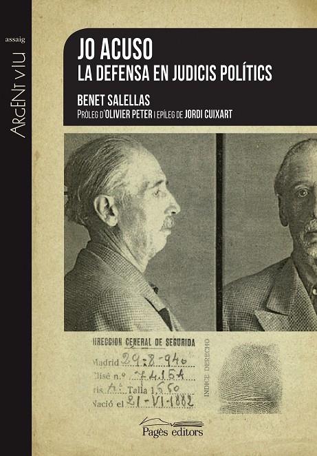 JO ACUSO LA DEFENSA EN JUDICIS POLITICS | 9788413030432 | BENET SALELLAS  PROLEG PETER I CUIXART