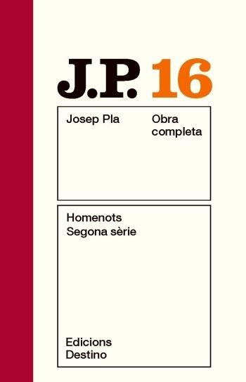 OBRA COMPLETA JOSEP PLA 16 HOMENOTS SEGONA SERIE | 9788497101561 | JOSEP PLA