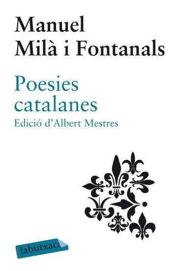 POESIES CATALANES | 9788499302140 | MANUEL MILA I FONTANALS