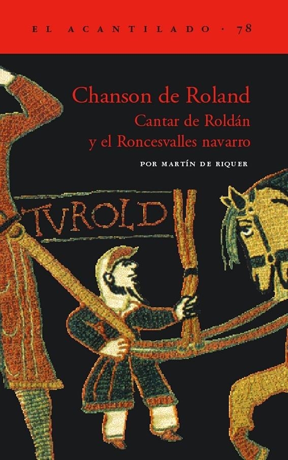 CHANSON DE ROLAND CANTAR DE ROLDAN I EL RONCESVALLES NAVARR | 9788496136243