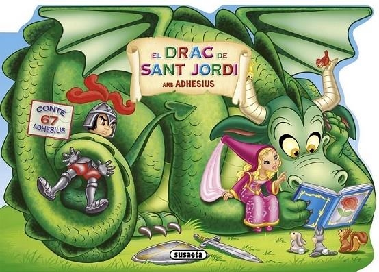 EL DRAC DE SANT JORDI AMB ADHESIUS | 9788467737424