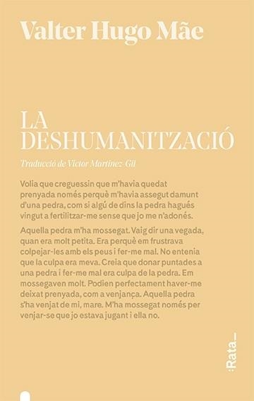 LA DESHUMANITZACIO | 9788416738472 | VALTER HUGO MAE