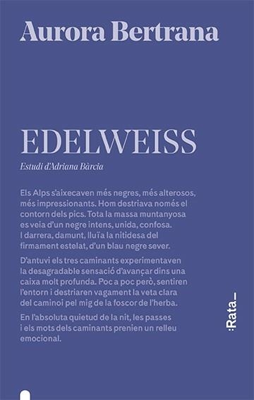 EDELWEISS | 9788416738656 | AURORA BERTRANA