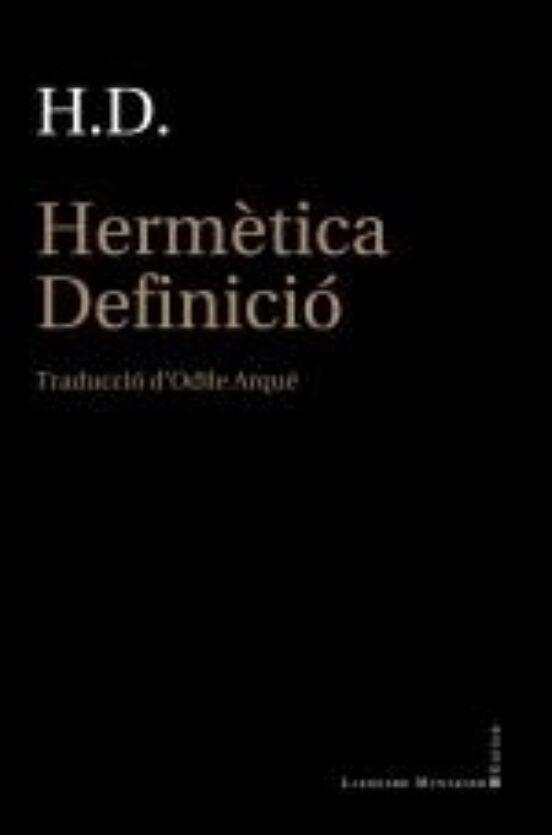 HERMETICA DEFINICIO | 9788419630070 | H. D